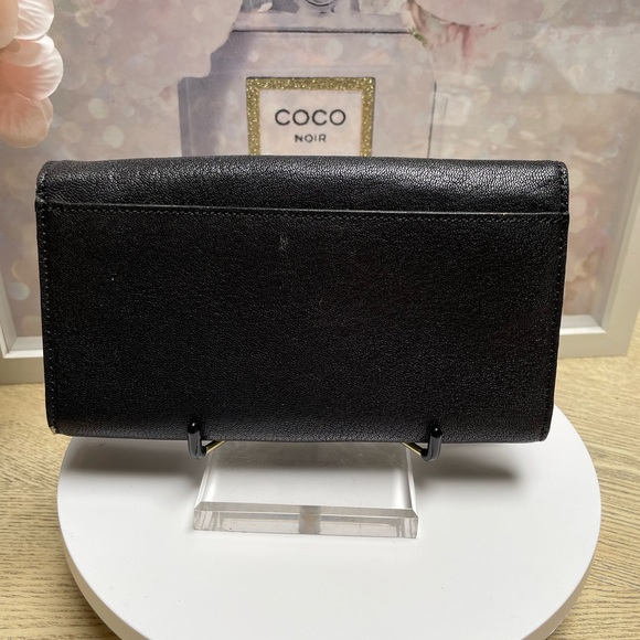 Cole Haan Animal Print Wallet with Black Trim - Picture 2 of 3